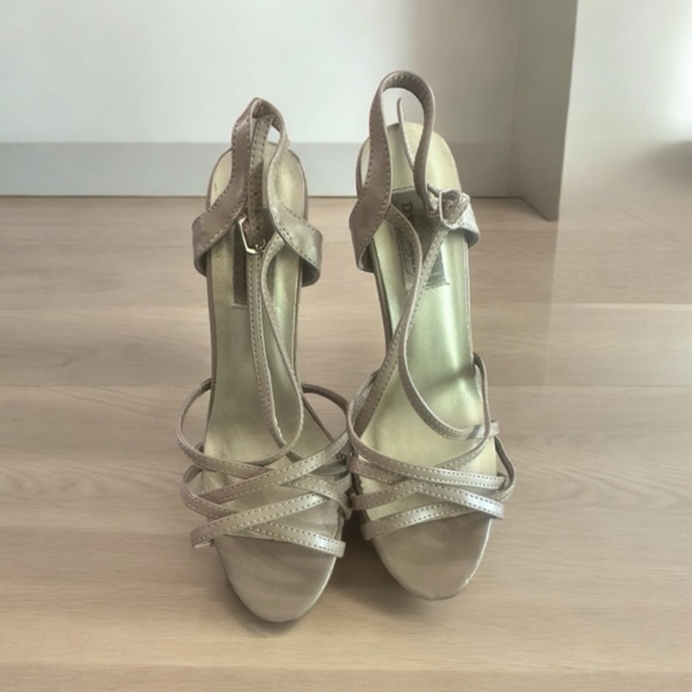 Dyeables Nude High Heels - Womens Size 8M - Nude - 5” - Taupe